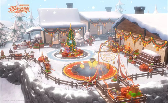 《双生视界》圣诞度假村主题外景展示